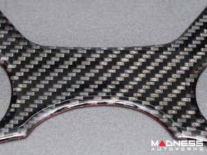 Alfa Romeo Giulia Gear Selector Trim Kit - Carbon Fiber - Flexible / Self Adhesive - Pre '20 Alfa Romeo Giulia Gear Selector Trim Kit - Carbon Fiber - Flexible / Self Adhesive - Pre '20